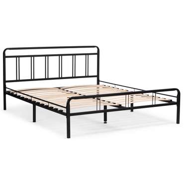 Кровать с основанием Рейк 160х200 черного цвета