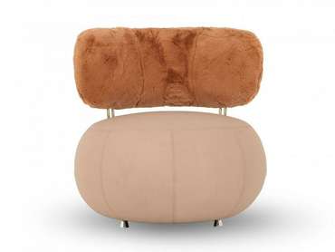 Кресло Oysho бежево-коричневого цвета