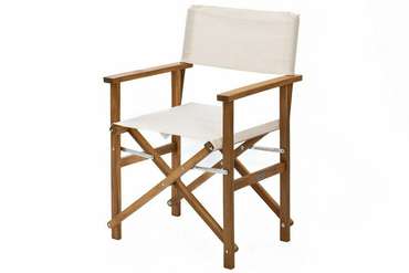 Набор из двух стульев Director бело-бежевого цвета
