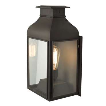 Настенный светильник Lantern из стекла и металла