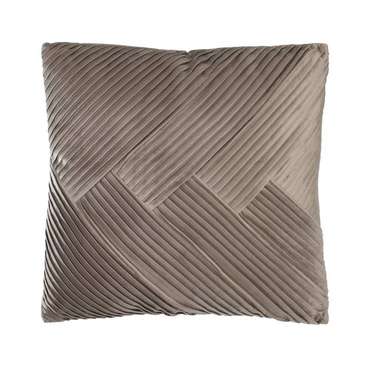 Подушка декоративная Shoura 45х45 коричневого цвета