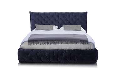 Кровать с подъемным меxанизмом Club 140х200 синего цвета