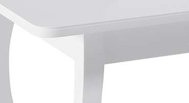 Раскладной обеденный стол 90 белого цвета