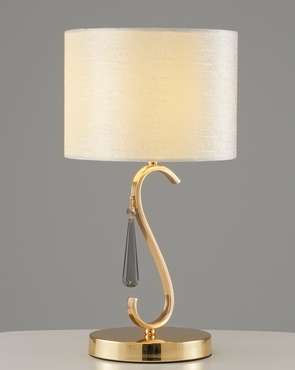 Настольная лампа Caramel с белым абажуром