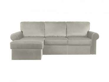 Угловой диван-кровать Murom светло-серого цвета