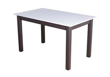 Стол обеденный Классика 90х60 бело-коричневого цвета