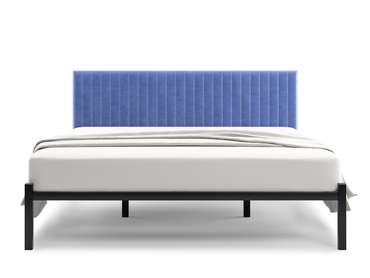 Кровать Лофт Mellisa Steccato 180х200 синего цвета без подъемного механизма
