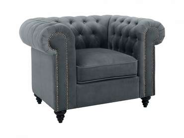 Кресло Chester Classic темно-серого цвета