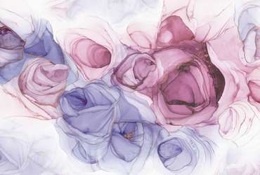 Фотообои Bouquet в розово-фиолетовых тонах