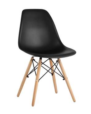 Стул Dsw Eames черного цвета