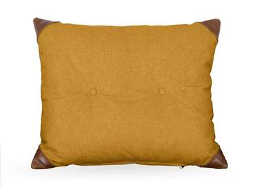 Подушка Chesterfield 60х60 желтого цвета