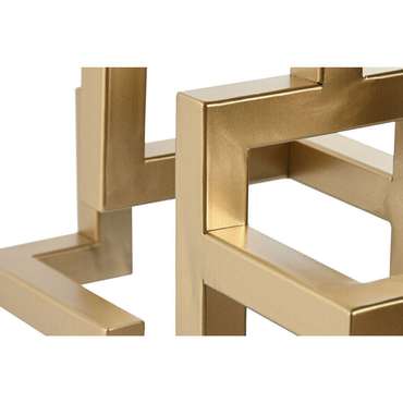 Свечи Канделябр Home ESPRIT Позолоченный Металл современный 38 x 12 x 29 cm