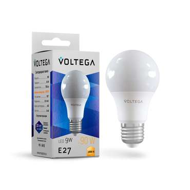 Лампочка Voltega 7244 General purpose bulb 9W Simple