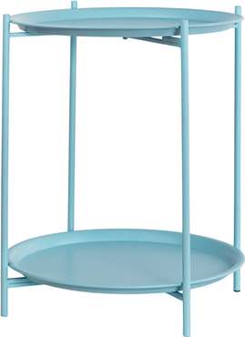 Столик сервировочный голубого цвета