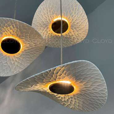 Подвесной светильник Cloyd FLOPPY P1 / ?20 см - керамика - золото