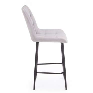 Барный стул Челси светло-серого цвета