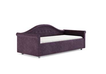 Кровать Maria 80х200 фиолетового цвета без основания и подъемного механизма