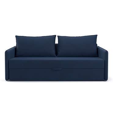 Диван-кровать Shaggy синего цвета