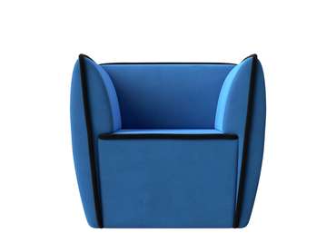 Кресло Бергамо голубого цвета