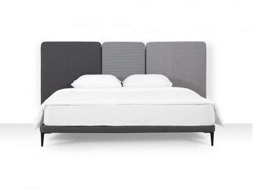 Кровать Licata 160х200 композиция 2 серого цвета