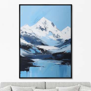 Репродукция картины Landscape collection, The peaks, No 2, 2024г.