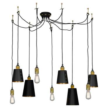 Подвесная люстра IP21 паук Lussole Loft Shirley GRLSP-9869