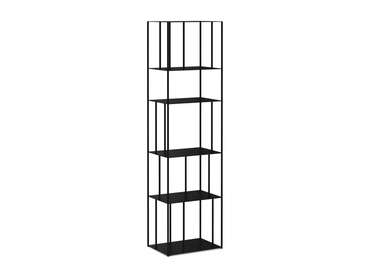 Стеллаж Shelf узкий черного цвета
