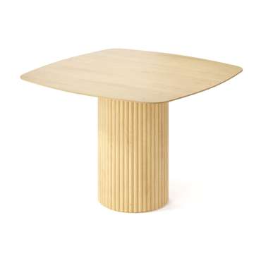 Обеденный стол квадратный Фелис бежевого цвета