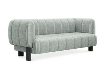 Диван Cassis светло-зеленого цвета с черными ножками