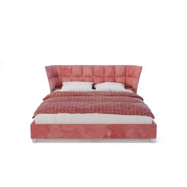 Кровать Гамма 160х200 красного цвета без подъемного механизма