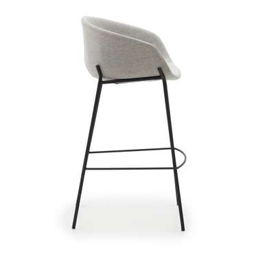 Барный стул Yvette светло-серого цвета