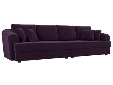 Прямой диван-кровать Милтон фиолетового цвета 