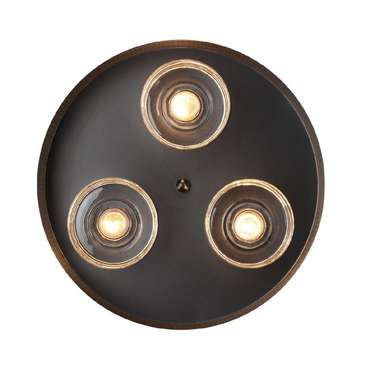 Подвесной светильник Basalto 6598/3C (металл, цвет черный)