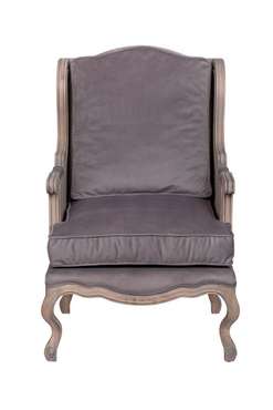 Классическое кресло Brody Ratang серого цвета