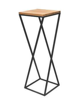 Столик для цветов Loft 100 черно-коричневого цвета