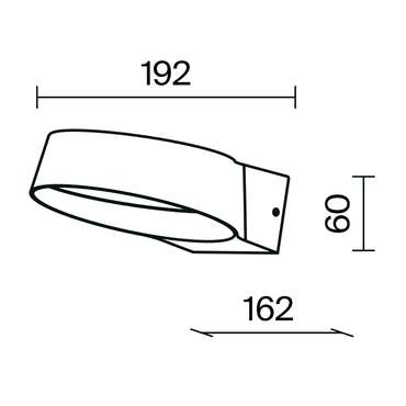 Настенный светильник (бра) Outdoor O443WL-L12GF3K Share Outdoor