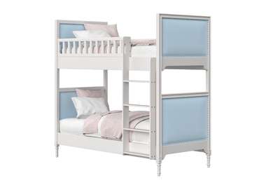 Кровать двухъярусная Elit 90х200 бело-голубого цвета
