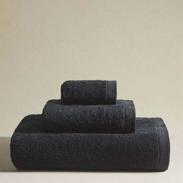 Однотонное хлопковое махровое полотенце (500 гxм?)