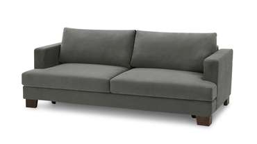 Прямой диван-кровать Марсель серого цвета