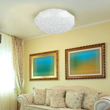 Потолочный светильник Sparkle Б0054054 (пластик, цвет белый)