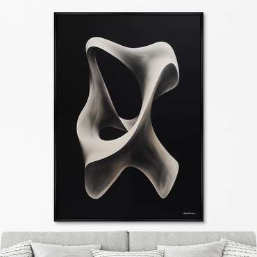 Репродукция картины Streamlined shapes, No 2, 2024г.