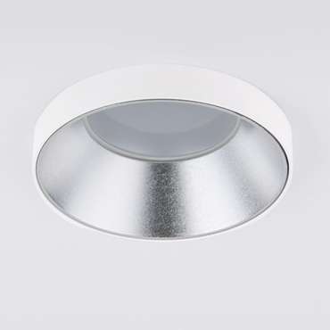 Встраиваемый точечный светильник 112 MR16 серебро/белый Discus