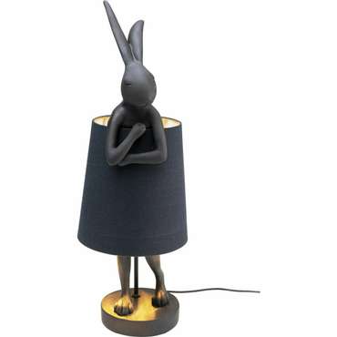 Лампа настольная Rabbit черного цвета