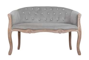 Диван Kandy double grey velvet серого цвета