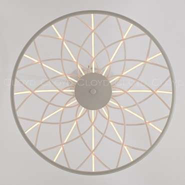 Люстра Cloyd COCKLICO C1 / ?50 см - белый - белый