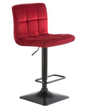 Барный стул Dominic бордового цвета