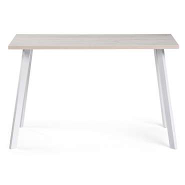 Обеденный стол Тринити Лофт серо-белого цвета