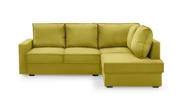 Угловой диван-кровать Колфилд горчичного цвета