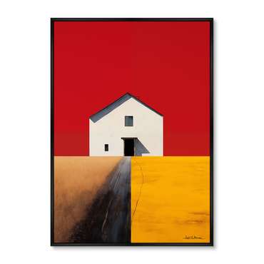 Репродукция картины Landscape Collection, Fields, No 2, 2024г.