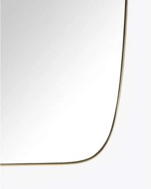 Настенное зеркало Хлоя 60х80 в раме латунного цвета